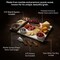 Makerflo Charcuterie Cheese Board Set 16.25" x 12" Acacia Wood Marble Design 3 Bowls, 3 Spoons, 4 Utensils for Craft & DIY Personalization - Laser Engraving, Epoxy, UV DTF, Vinyl Individually Wrapped